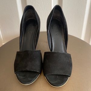 Vince black heel